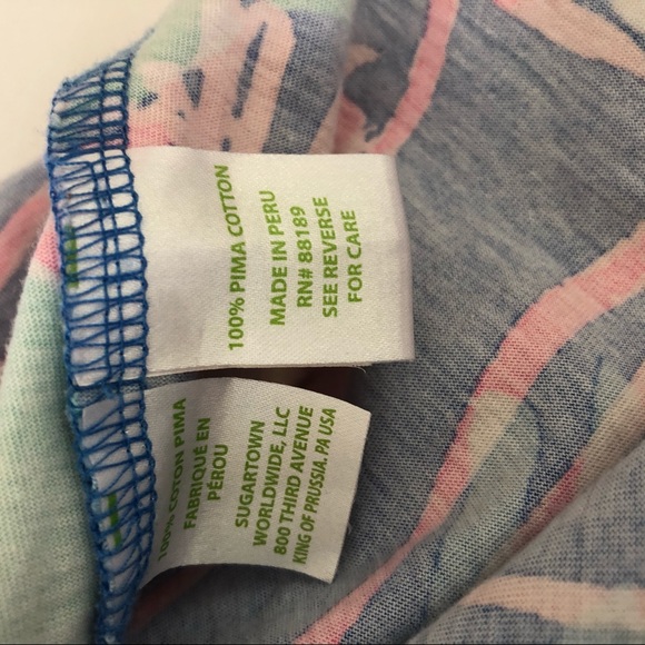 LILLY PULITZER "ALi" T-SHIRT DRESS OUT TO SEA S - Picture 7 of 7